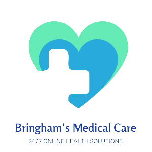 heart and letters colored between blue and green